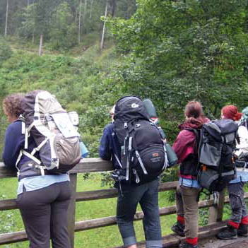 Rucksack oder Müll